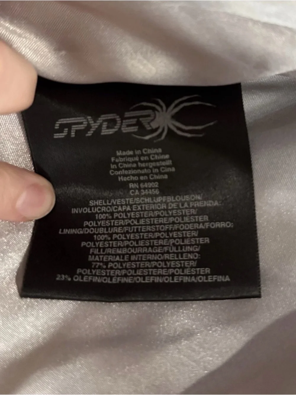 Spyder Women's Size 6 Ski Jacket Blue‎ Black XTL 10,000 Thinsulate LiteLoft